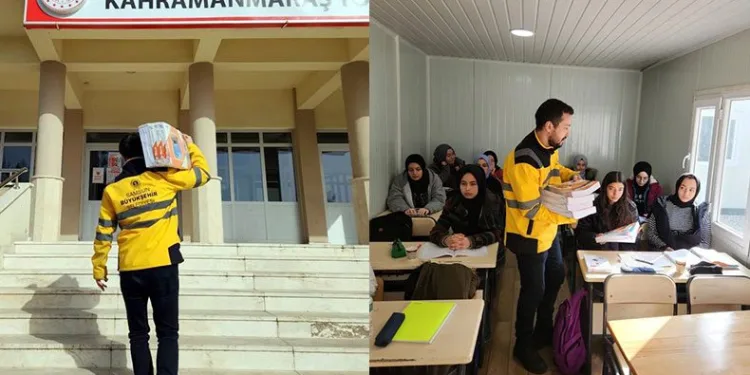 Enkaz altında kalan hayaller yeniden yeşertiliyor