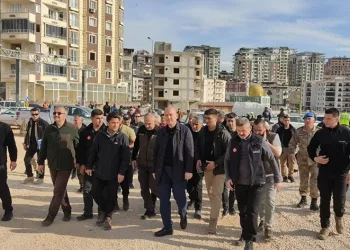 Bakan Soylu, Kırıkhan’da incelemelerde bulundu