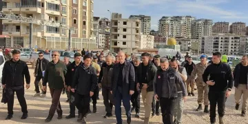 Bakan Soylu, Kırıkhan’da incelemelerde bulundu