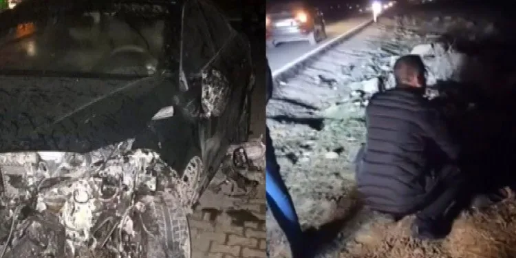 Köpeğe çarpmamak için şarampole yuvarlandı
