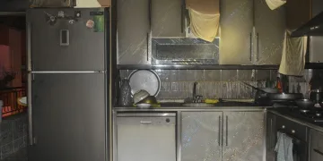Sobadan çıkan kıvılcım evi yaktı