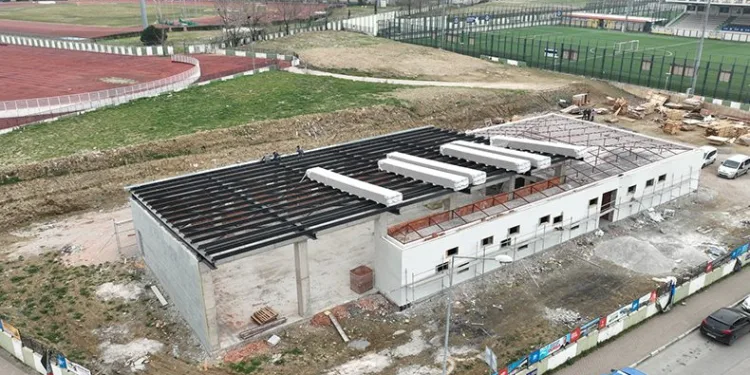 Okçuluk Salonu’nda çalışmalar hızlandı