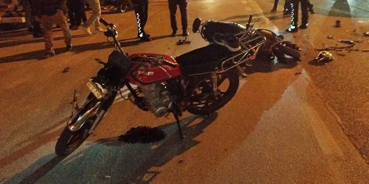Bursa’da iki motosiklet kafa kafaya çarpıştı