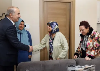Başkan’dan moral ziyareti