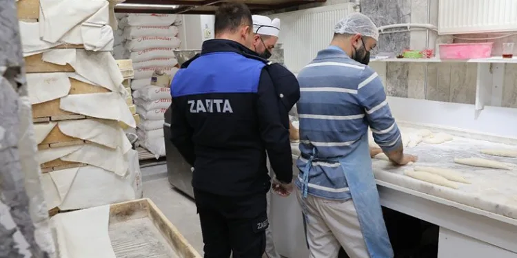 Zabıta ekiplerinden fırınlara denetim