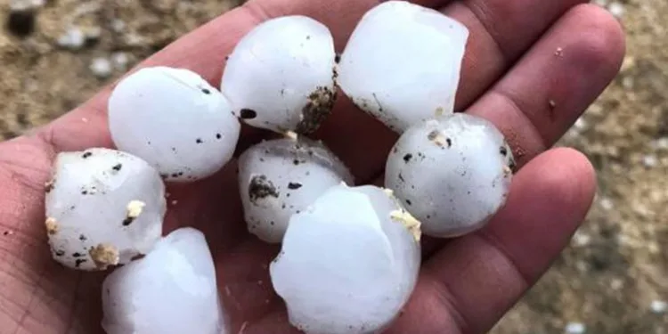 Gaziantep ve Kilis’te dolu yağışı