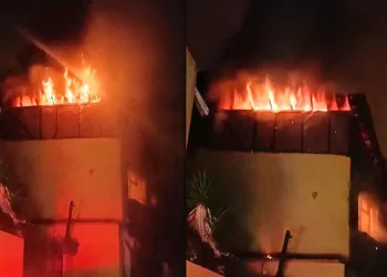 Bursa’da tarihi binada korkutan yangın