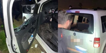 Başkanın bulunduğu araca keserli saldırı