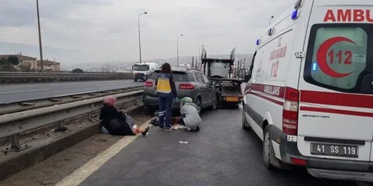TEM’de 7 ayrı zincirleme kaza