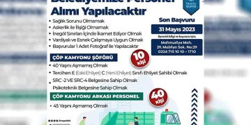 İnegöl Belediyesi 50 personel alacak