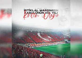 Bursaspor’dan İstiklal Marşı mesajı