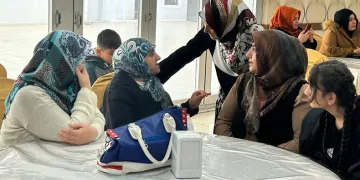 Hayatını kaybeden kadınlar dualarla anıldı