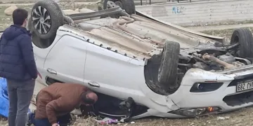 Nusaybin’de trafik kazası, 12 yaşındaki çocuk