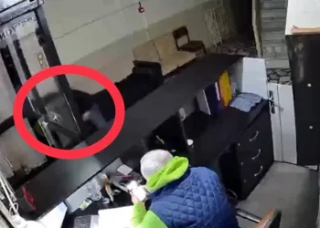 Müşteri gibi girdi, cep telefonu çalarak çıktı