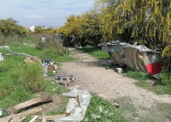 Kaldığı barakada yaralı halde bulundu