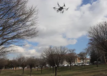 Drone ile park ilaçlama hizmeti