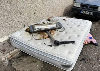 Elektrikli ısıtıcı yangın çıkardı