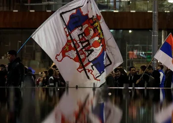 Sırbistan’da Kosova anlaşması protesto edildi