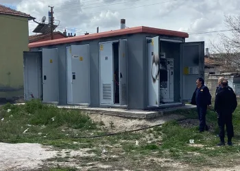 Konya’da trafo yangını
