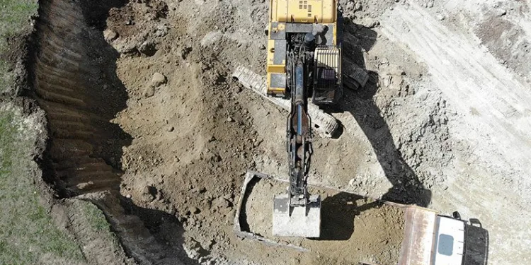 Defne Devlet Hastanesi inşasında hummalı çalışma