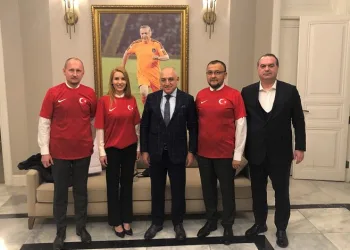 Ukrayna Büyükelçisi Bodnar’dan TFF Başkanı Mehmet Büyükekşi’ye Ziyaret