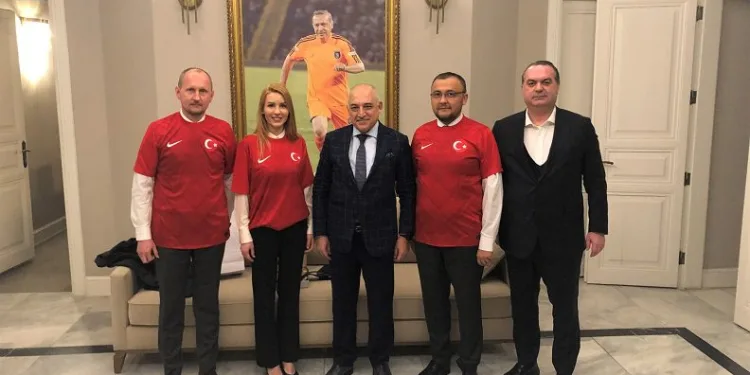 Ukrayna Büyükelçisi Bodnar’dan TFF Başkanı Mehmet Büyükekşi’ye Ziyaret