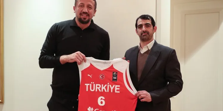İran Basketbol Federasyonu Başkanı Daveri’den, TBF Başkanı Türkoğlu’na ziyaret