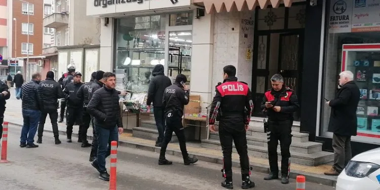 İş yerine kurşun yağdırdılar