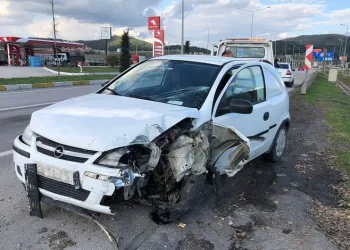 Balıkesir-Bursa Karayolu üzerinde trafik kazası
