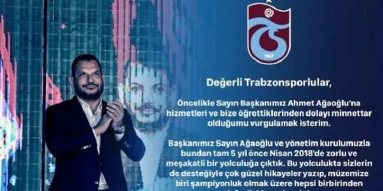 Ertuğrul Doğan, Trabzonspor başkanlığına adaylığını açıkladı