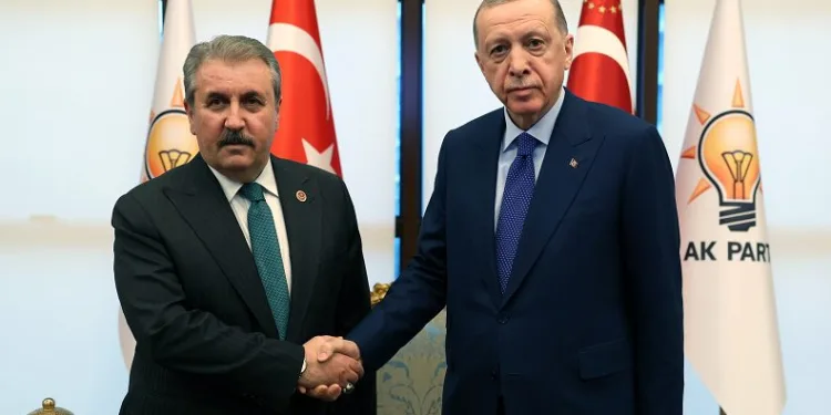 Cumhurbaşkanı Erdoğan, BBP Genel Başkanı Destici’yi kabul etti