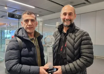 Şampiyon milli bilardocular Semih Saygıner ve Tayfun Taşdemir yurda döndü