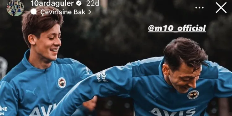 Arda Güler’den Mesut Özil’e veda mesajı
