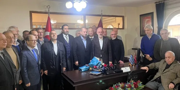 Trabzonspor Başkan adayı Ertuğrul Doğan, Divan Başkanı Ali Sürmen’i ziyaret etti