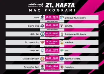 Sultanlar Ligi’nde 21. hafta heyecanı başlıyor