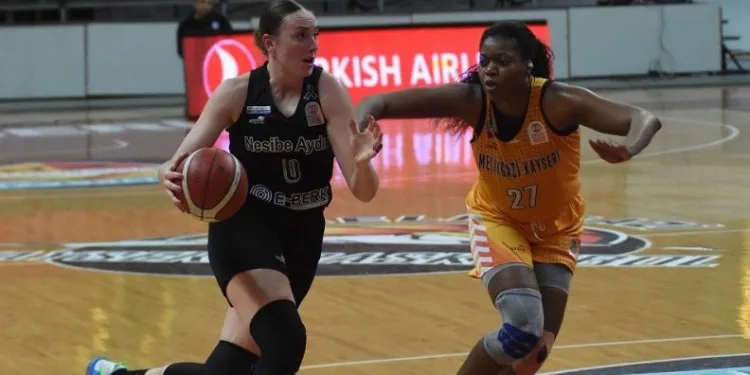 TKBL: Melikgazi Kayseri Basketbol: 70 – Nesibe Aydın: 79