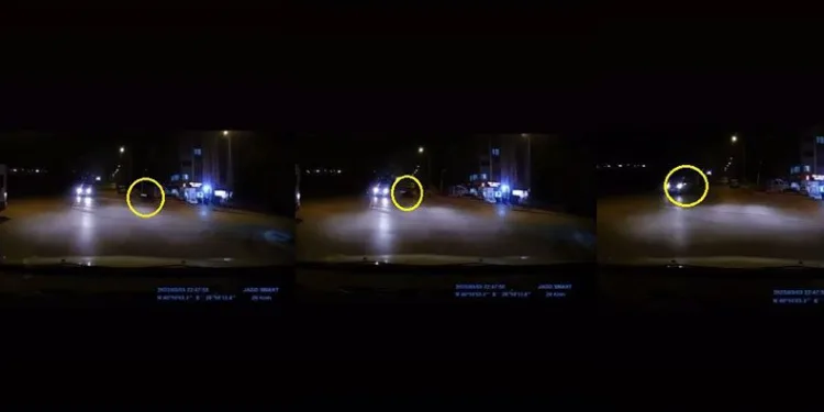 Motosikletiyle son sürat kaza yaptı