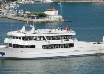 Eşini feribottan denize attı