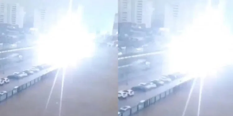 Diyarbakır’da yıldırım anayola düştü