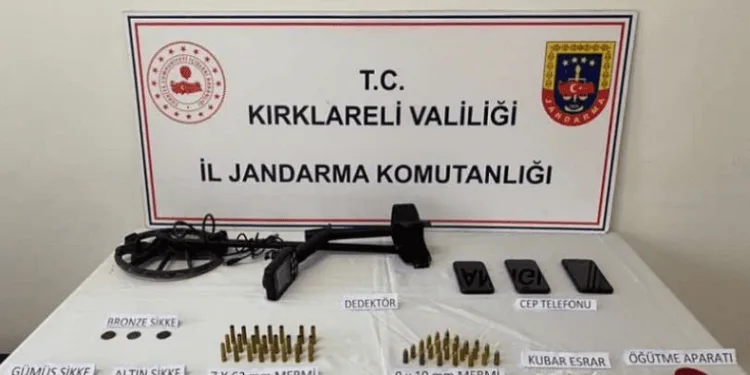 Bizans ve Roma sikkeleri ele geçirildi