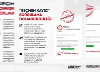 “Seçmen kaydınızı sorgulayın” linkiyle dolandırıcılığa dikkat
