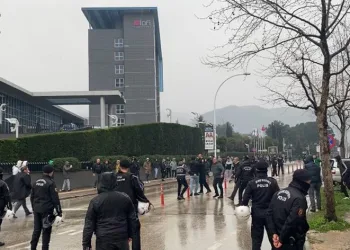 Bursa polisi maç öncesi olaylara izin vermedi