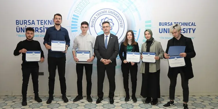 Deprem bölgesine koşan personele teşekkür belgesi