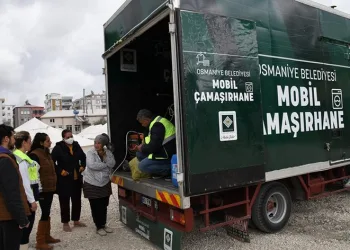 “Mobil Çamaşırhane” hizmete başladı