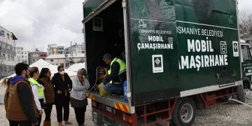 “Mobil Çamaşırhane” hizmete başladı