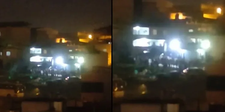 Düğünde magandalar havaya defalarca kez ateş açtı