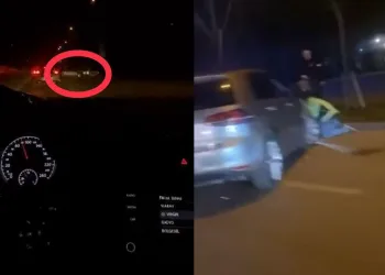 Bursa’da yolculuk anını görüntülerken kazayı çekti