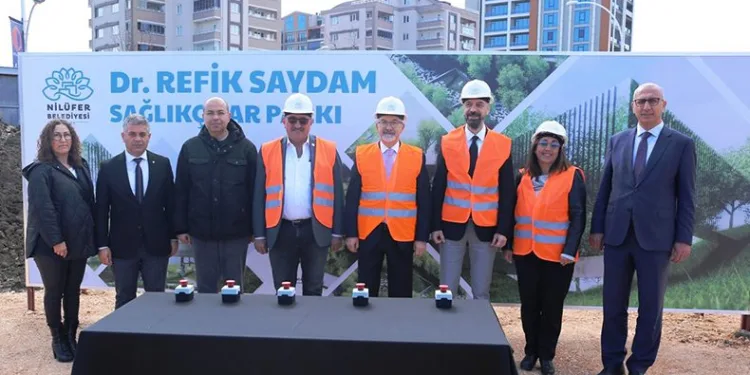 Nilüfer’de Sağlıkçılar Parkı’nın temeli atıldı