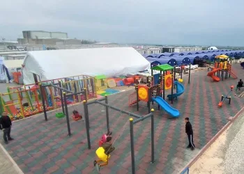 Konteyner kente çocuk parkı