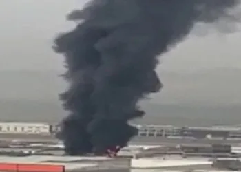 Kimyasal fabrikasında yangın